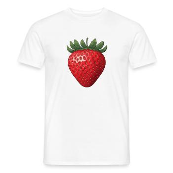 Fraise - T-shirt homme - blanc - Devant - AI Model Male 178 dark (178cm)