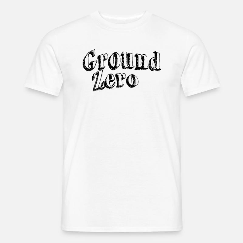 Ground zero - Männer T-Shirt - Weiß