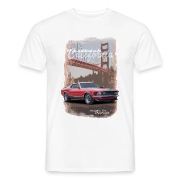 FoMu 2019 Shirt 125 sans marque et emblème - T-shirt homme - blanc - Devant - AI Model Male 178 dark (178cm)
