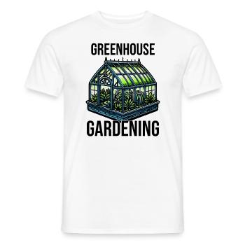 Greenhouse Gardening - Männer T-Shirt - Weiß - Vorne - AI Model Male 178 dark (178cm)