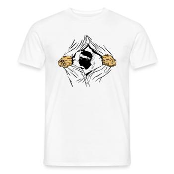 Korsika Flagge Korsika Fahne Corsica Korsischen - Männer T-Shirt - Weiß - Vorne - AI Model Male 178 dark (178cm)