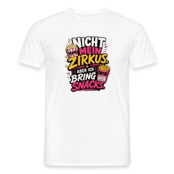 Nicht mein Zirkus - Männer T-Shirt - Weiß - Vorne - AI Model Male 178 dark (178cm)