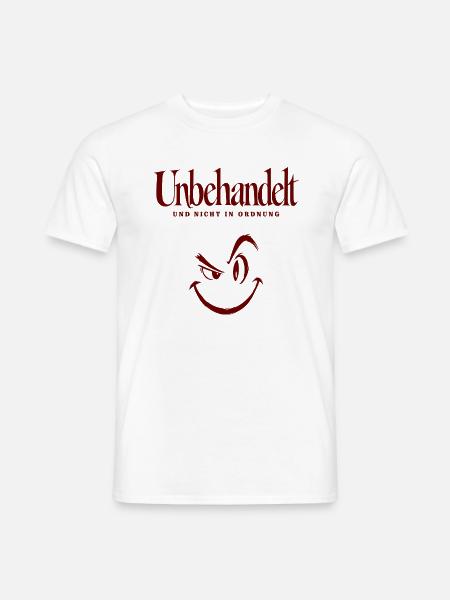Unbehandelt - Männer T-Shirt - Weiß