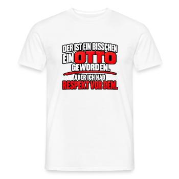 Ein bisschen ein Otto – Lustiger Spruch - Männer T-Shirt - Weiß - Vorne - AI Model Male 178 dark (178cm)