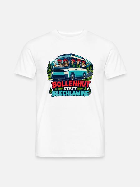 Bollenhut Busreise Abenteuer - Männer T-Shirt - Weiß