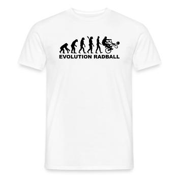 Radball - Männer T-Shirt - Weiß - Vorne - AI Model Male 178 dark (178cm)