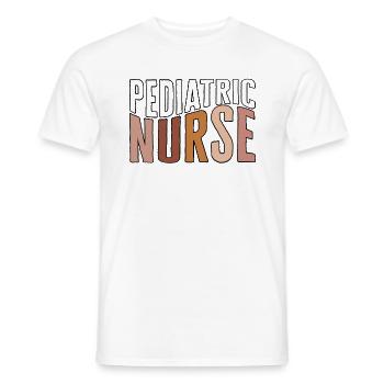 Pediatric Occupational Therapist Shirt, Pediatric - Men's T-Shirt - white - Front - AI Model Male 178 dark (178cm)