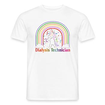Dialysetechniker Hemd, Dialysetechniker - Männer T-Shirt - Weiß - Vorne - AI Model Male 178 dark (178cm)