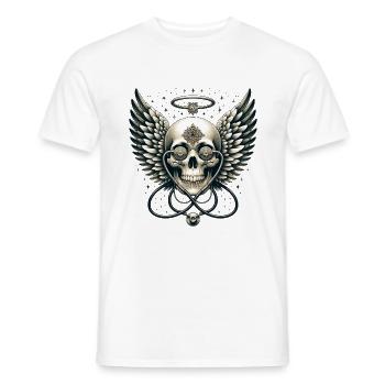 Guardian Embrace Skull Shirt NICU Mom's Hope and - Men's T-Shirt - white - Front - AI Model Male 178 dark (178cm)