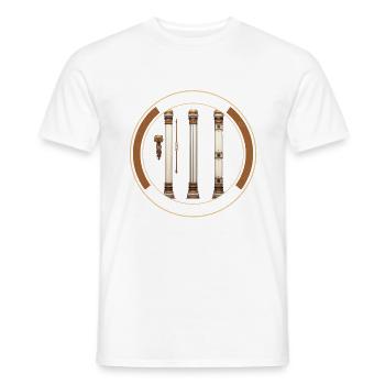 Barbershop Pole Hund Pfotenpflege Haustierpflege Stylist - Männer T-Shirt - Weiß - Vorne - AI Model Male 178 dark (178cm)