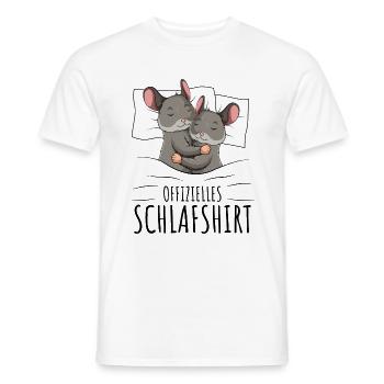Chinchilla - Männer T-Shirt - Weiß - Vorne - AI Model Male 178 dark (178cm)