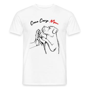 Cane Corso Mama - T-shirt homme - blanc - Devant - AI Model Male 178 dark (178cm)