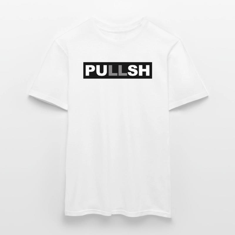 Pullsh - Push and Pull - Cleveres Design Männer T-Shirt