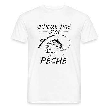 Ich kann nicht Ich Habe Angeln Geschenk Geburtstag Humor - Männer T-Shirt - Weiß - Vorne - AI Model Male 178 dark (178cm)