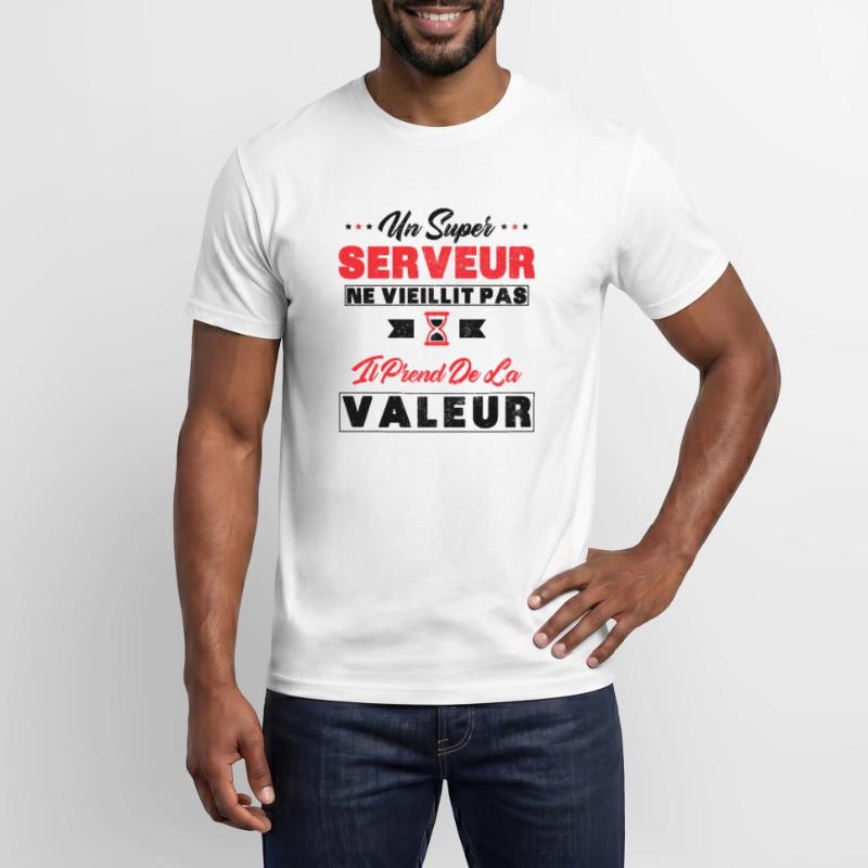 A Super Server does not age as a gift Server Men’s T-shirt