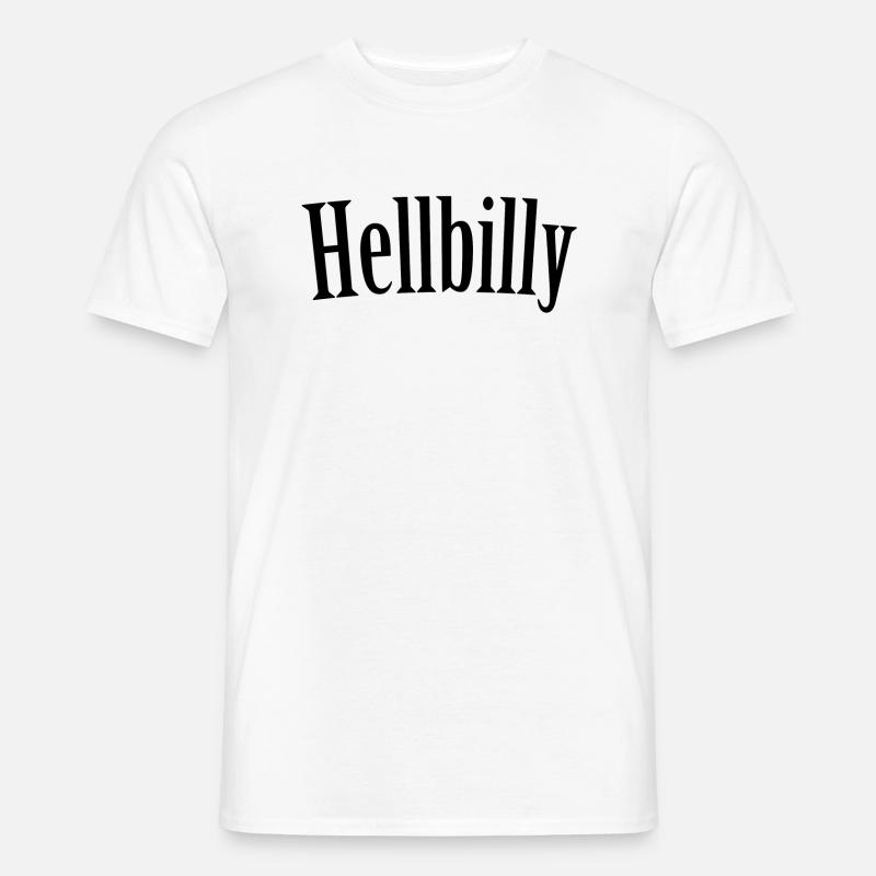 Hellbilly - T-shirt homme - blanc