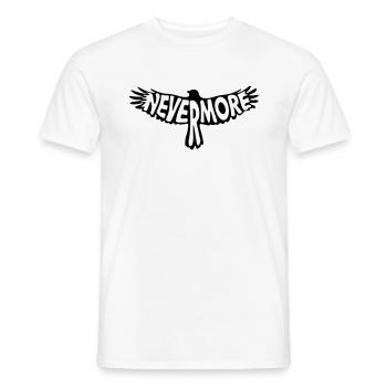Nevermore 2C - Männer T-Shirt - Weiß - Vorne - AI Model Male 178 dark (178cm)