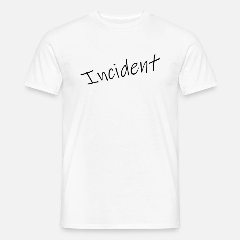 Incident - Männer T-Shirt - Weiß