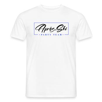 Apres Ski Party Team - Männer T-Shirt - Weiß - Vorne - AI Model Male 178 dark (178cm)