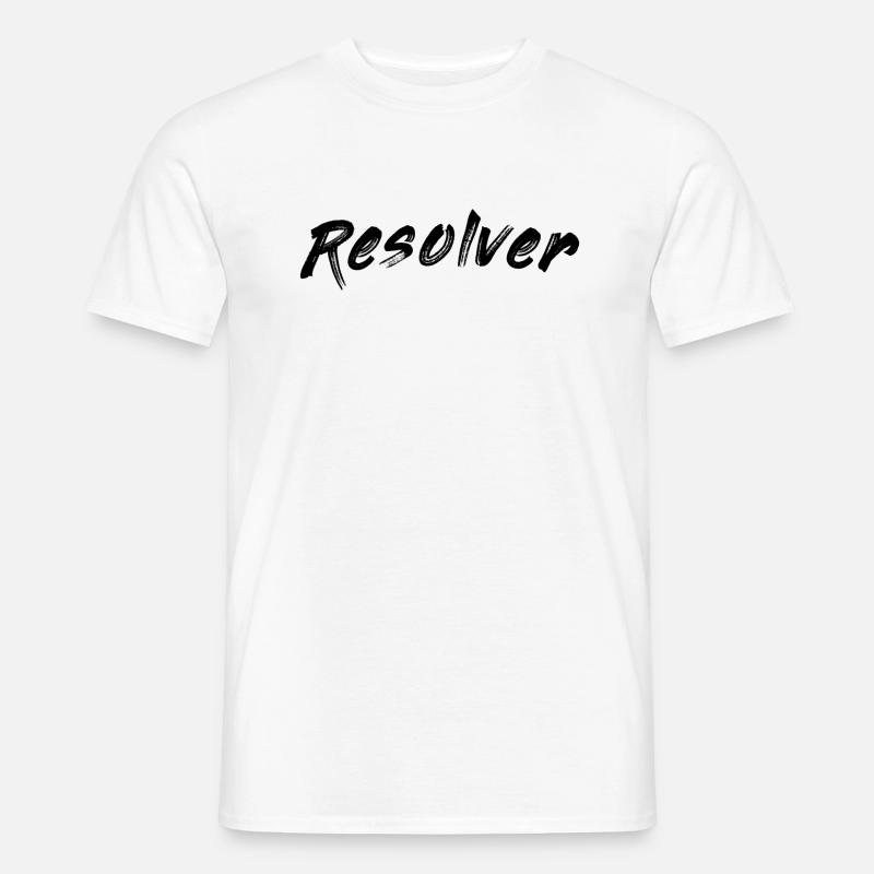 Resolver - Men’s T-shirt - white