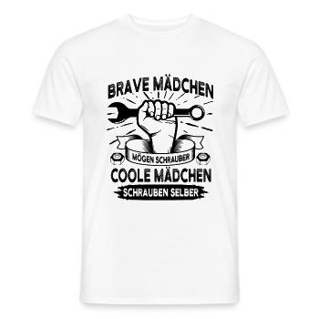Kfz Mechanikerin - Männer T-Shirt - Weiß - Vorne - AI Model Male 178 dark (178cm)