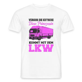 LKW-Fahrerin - Männer T-Shirt - Weiß - Vorne - AI Model Male 178 dark (178cm)