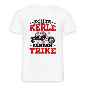 Trike - Männer T-Shirt - Weiß - Vorne - AI Model Male 178 dark (178cm)