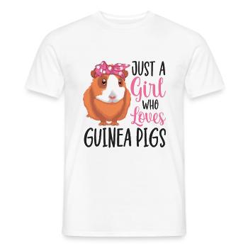 Cochon d'Inde - T-shirt homme - blanc - Devant - AI Model Male 178 dark (178cm)