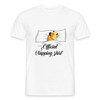 Cochon d'Inde - T-shirt homme - blanc - Devant - AI Model Male 178 dark (178cm)