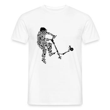 Scooter - T-shirt homme - blanc - Devant - AI Model Male 178 dark (178cm)