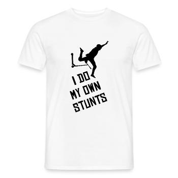 Scooter - Männer T-Shirt - Weiß - Vorne - AI Model Male 178 dark (178cm)