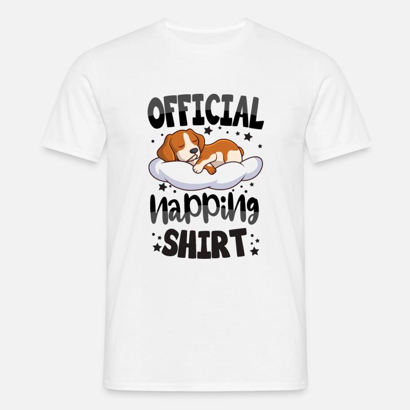 Beagle - Männer T-Shirt - Weiß