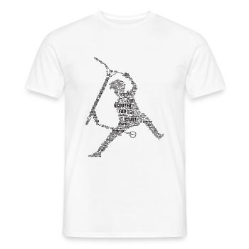 Scooter - T-shirt homme - blanc - Devant - AI Model Male 178 dark (178cm)