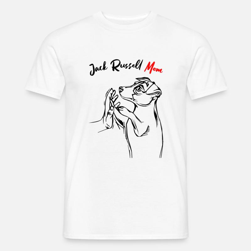Jack Russell Terrier - Männer T-Shirt - Weiß