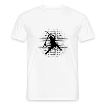 Scooter Roller - Männer T-Shirt - Weiß - Vorne - AI Model Male 178 dark (178cm)