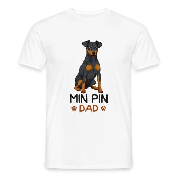 Zwergpinscher - Männer T-Shirt - Weiß - Vorne - AI Model Male 178 dark (178cm)