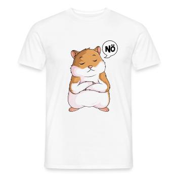 Hamster - Männer T-Shirt - Weiß - Vorne - AI Model Male 178 dark (178cm)