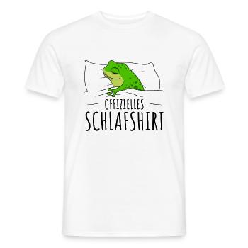 Frosch - Männer T-Shirt - Weiß - Vorne - AI Model Male 178 dark (178cm)