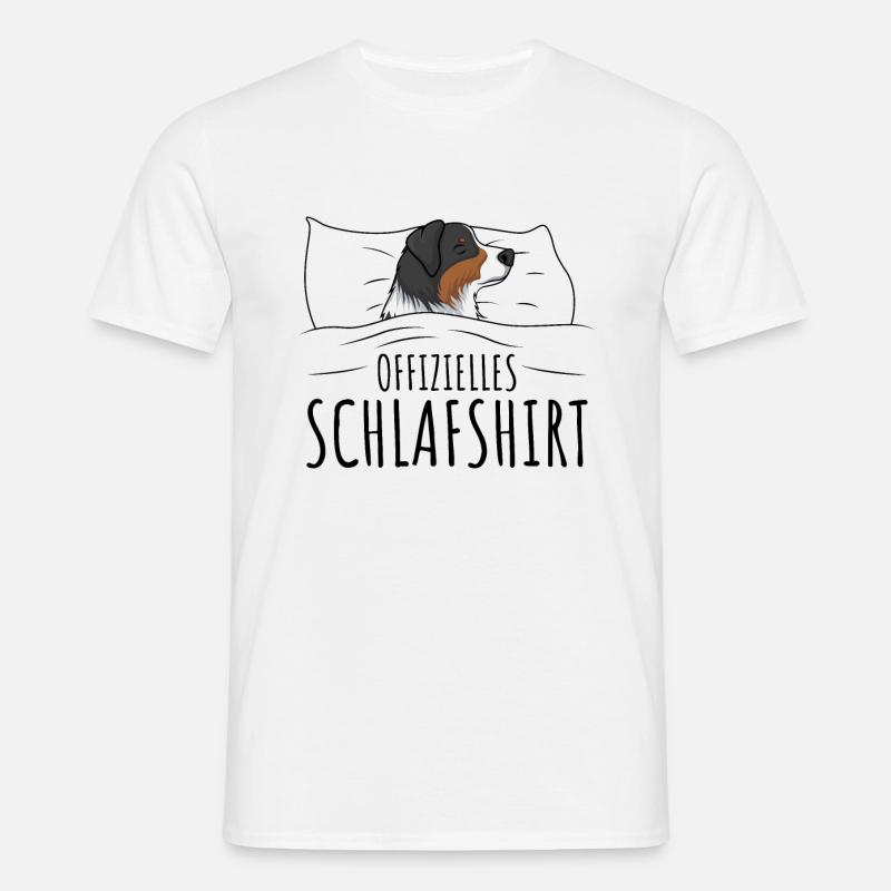 Australian Shepherd - Männer T-Shirt - Weiß
