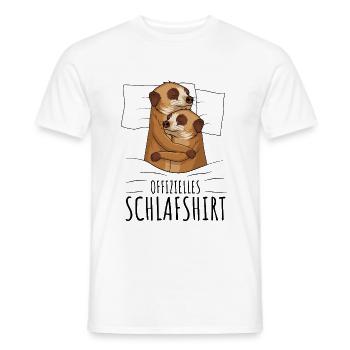 Erdmännchen - Männer T-Shirt - Weiß - Vorne - AI Model Male 178 dark (178cm)