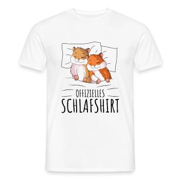 Hamster - Männer T-Shirt - Weiß - Vorne - AI Model Male 178 dark (178cm)