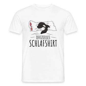 Orca Wal - Männer T-Shirt - Weiß - Vorne - AI Model Male 178 dark (178cm)