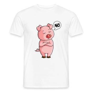 Schweine - Männer T-Shirt - Weiß - Vorne - AI Model Male 178 dark (178cm)