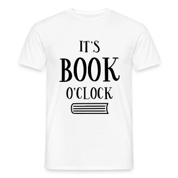 Buch Bücher Lesen Bücherwurm Leseratte Geschenk - Männer T-Shirt - Weiß - Vorne - AI Model Male 178 dark (178cm)