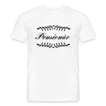 Pensionär Geschenk zur Pension Pensionierung - Männer T-Shirt - Weiß - Vorne - AI Model Male 178 dark (178cm)