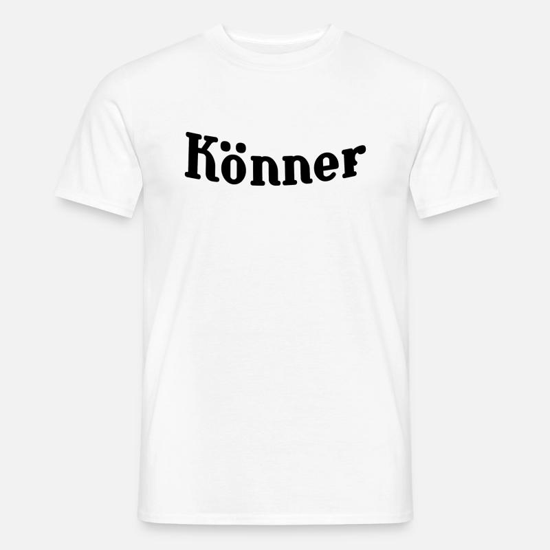 Könner - Männer T-Shirt - Weiß