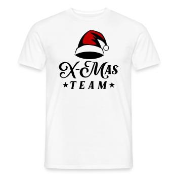 Équipe de Noël - T-shirt homme - blanc - Devant - AI Model Male 178 dark (178cm)