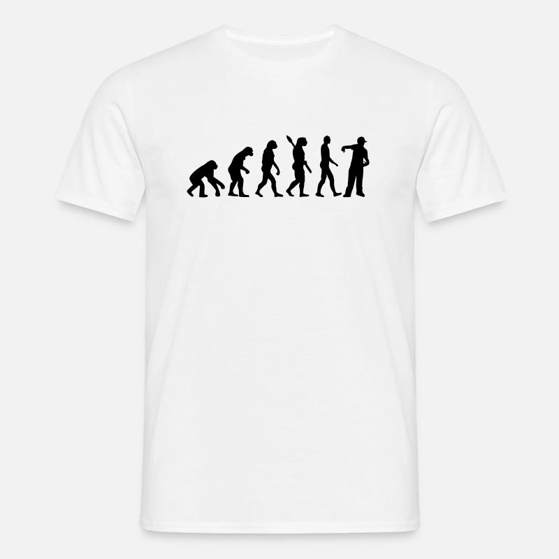 Évolution Rapper - T-shirt Homme - blanc