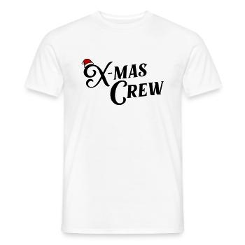 X-Mas Crew - Männer T-Shirt - Weiß - Vorne - AI Model Male 178 dark (178cm)