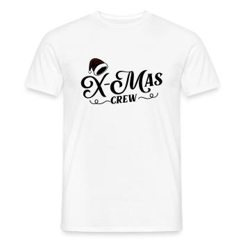 Christmas Crew Xmas - Men's T-Shirt - white - Front - AI Model Male 178 dark (178cm)